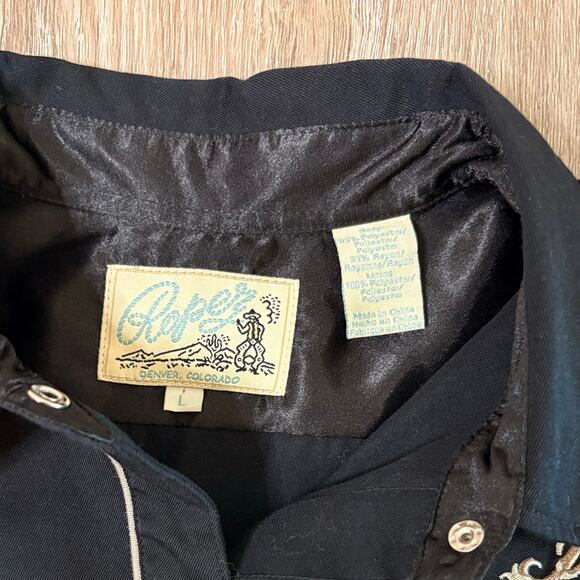 Roper Women’s Western Snap Shirt Horse Embroidery Cowboy - Picture 4 of 11